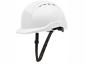 Preview: Nitras Head Protect 9500 Schutzhelm mit Größenregulierung und Kinnriemen, weiß